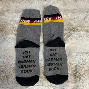 RARE - Palace Badman German Socks - grey
